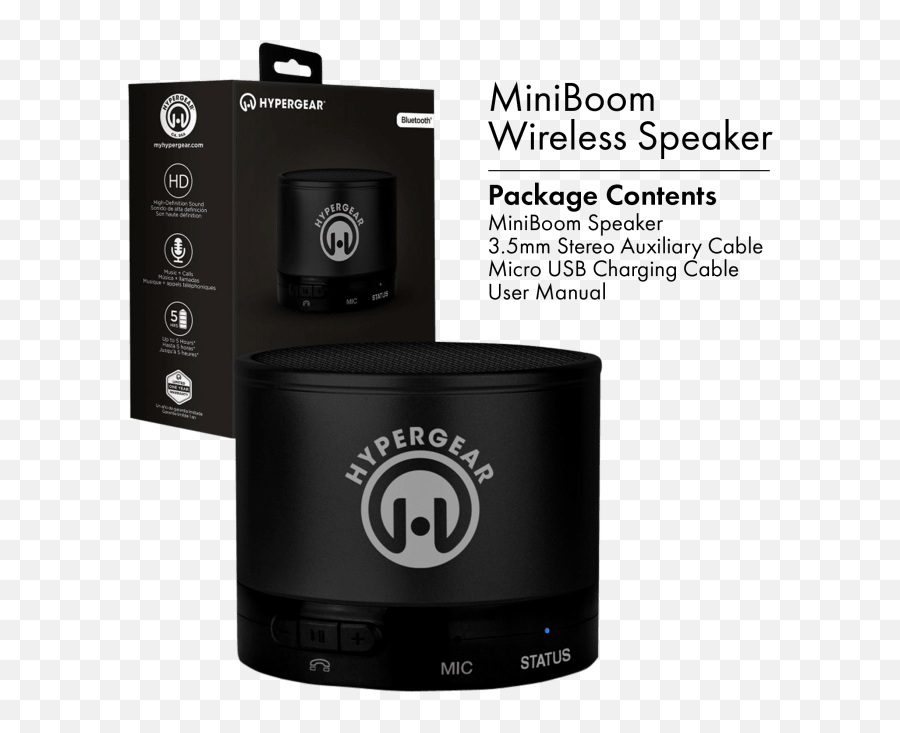 Hypergear Miniboom Portable Bluetooth - Loudspeaker Emoji,Emoji Speaker Pillow