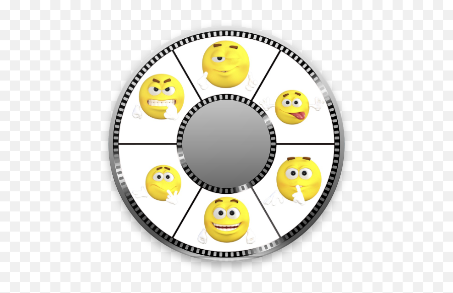 Free Emoticons Emoji - Round Film Strip Vector,Skype Emoticon Dirty