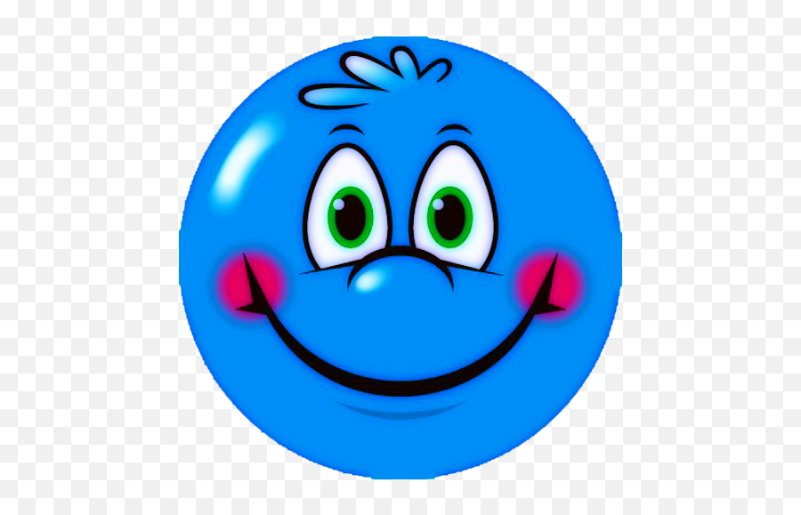 Pin Von Iwana Racka Auf - Blue Smiley Face Emoji,Growling Emoticon