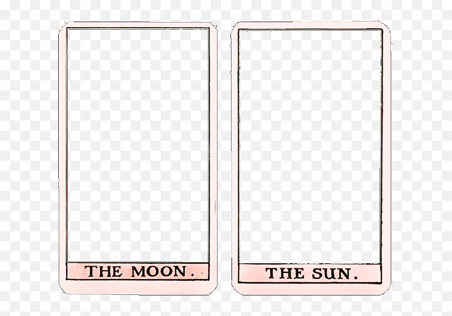 Arcana Tarot Deck Card Themoon Thesun - Solid Emoji,Tarot Emoji