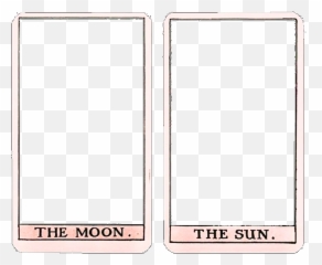 Arcana Tarot Deck Card Themoon Thesun - Solid Emoji,Tarot Emoji