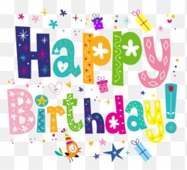 Birthday Clipart Transparent Background Birthday - Transparent Background Happy Birthday Clip Art Emoji,Emoji Birthday Stuff