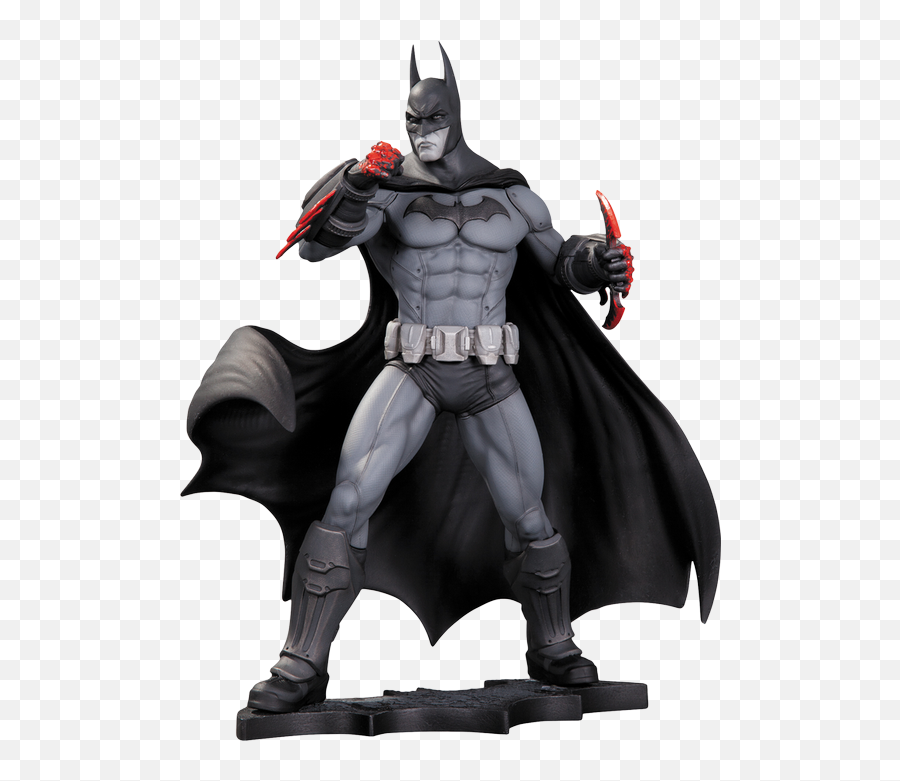 Arkham City Batman Statue - Batman Arkham City Dc Collectibles Statue Emoji,Arkham City Background Emoticon