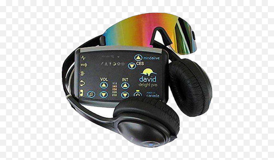 David Delight Pro With Ces Light And Sound Therapy Machine By Mind Alive New - David Delight Pro Emoji,Headphones That Use Emotions