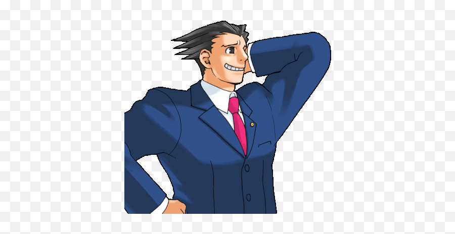 Ace Attorney - Phoenix Wright Png Emoji,Ace Attorney Emotion