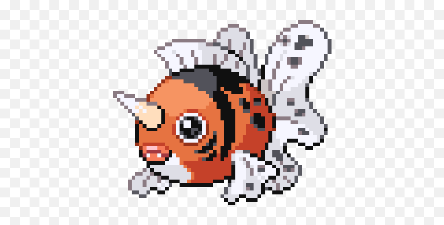 Seaking - Pixel Sea King Pokemon Emoji,Pokemon Bw Emotion Theme