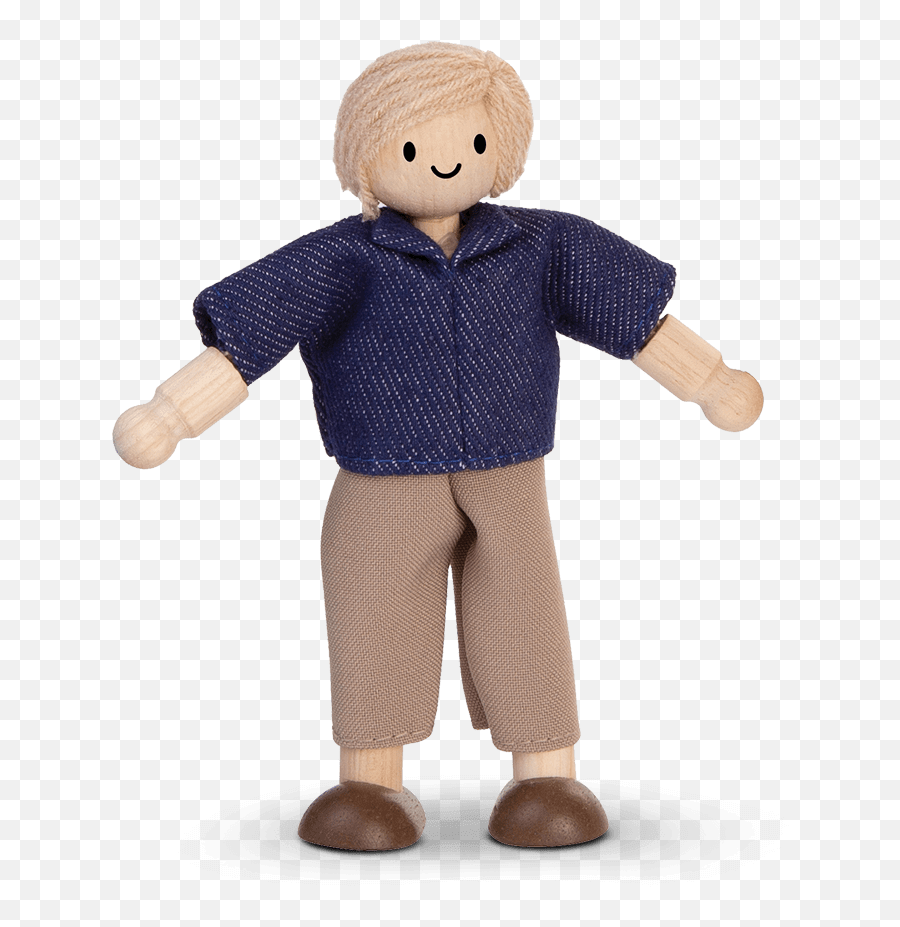 Caucasian Dad U2013 Burke Decor - Plan Toys Dollhouse Dolls Emoji,Emotion Boy Image