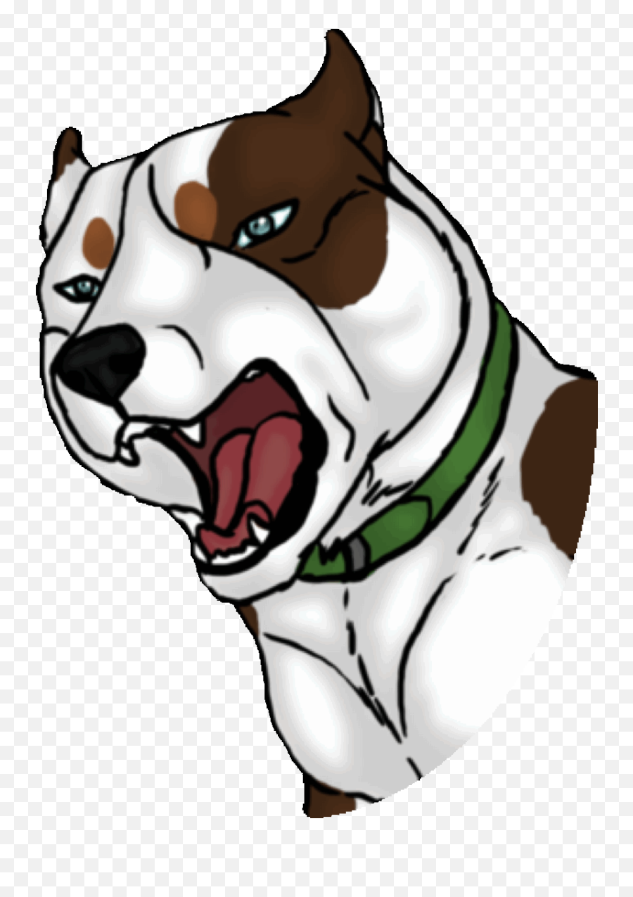 Pitbull Clipart Animation Gif Cartoon - Pitbull Animation Gif Emoji,Pitbull Emoji