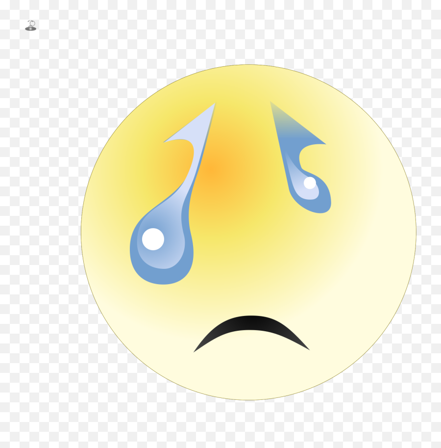 Face Crying Svg Vector Face Crying Clip Art - Svg Clipart Dot Emoji,Smile Emoticon Icon Png Circle With Shadow