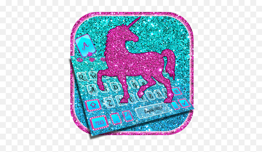 Glistening Unicorn Keyboard - Pack Animal Emoji,Google Play Unicorn Emoji