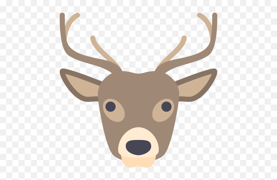 Deer Icon Free Icons Uihere - Animal Flat Icon Deer Emoji,Real Deer Emoji
