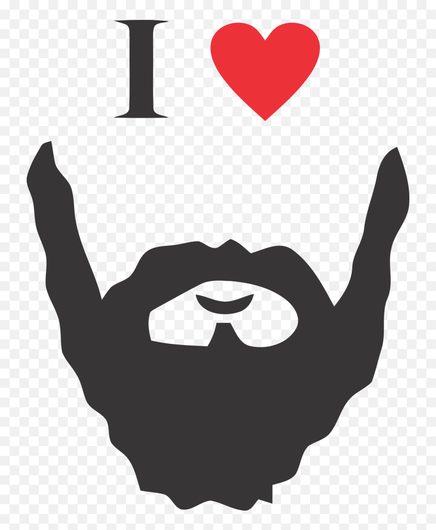 Beard Man Love Hipster - Beard Png Download 7901012 New Beard Man Logo Emoji,Bearded Man Emoji