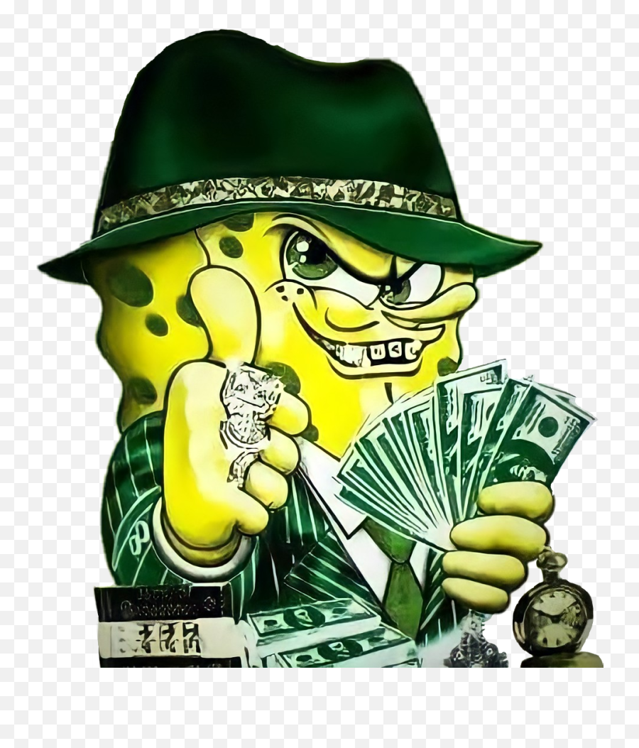 Discover Trending - Spongebob Gangster Emoji,Cholo Emoji