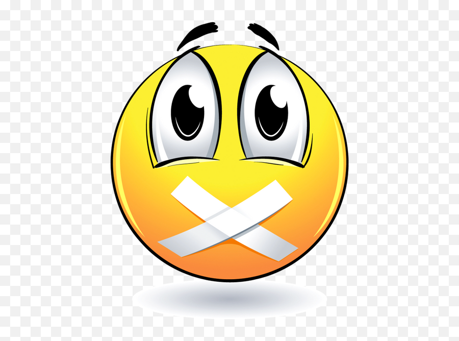 Download Free Render Smilies - Smiley Emoji,Taped Mouth Emoticon