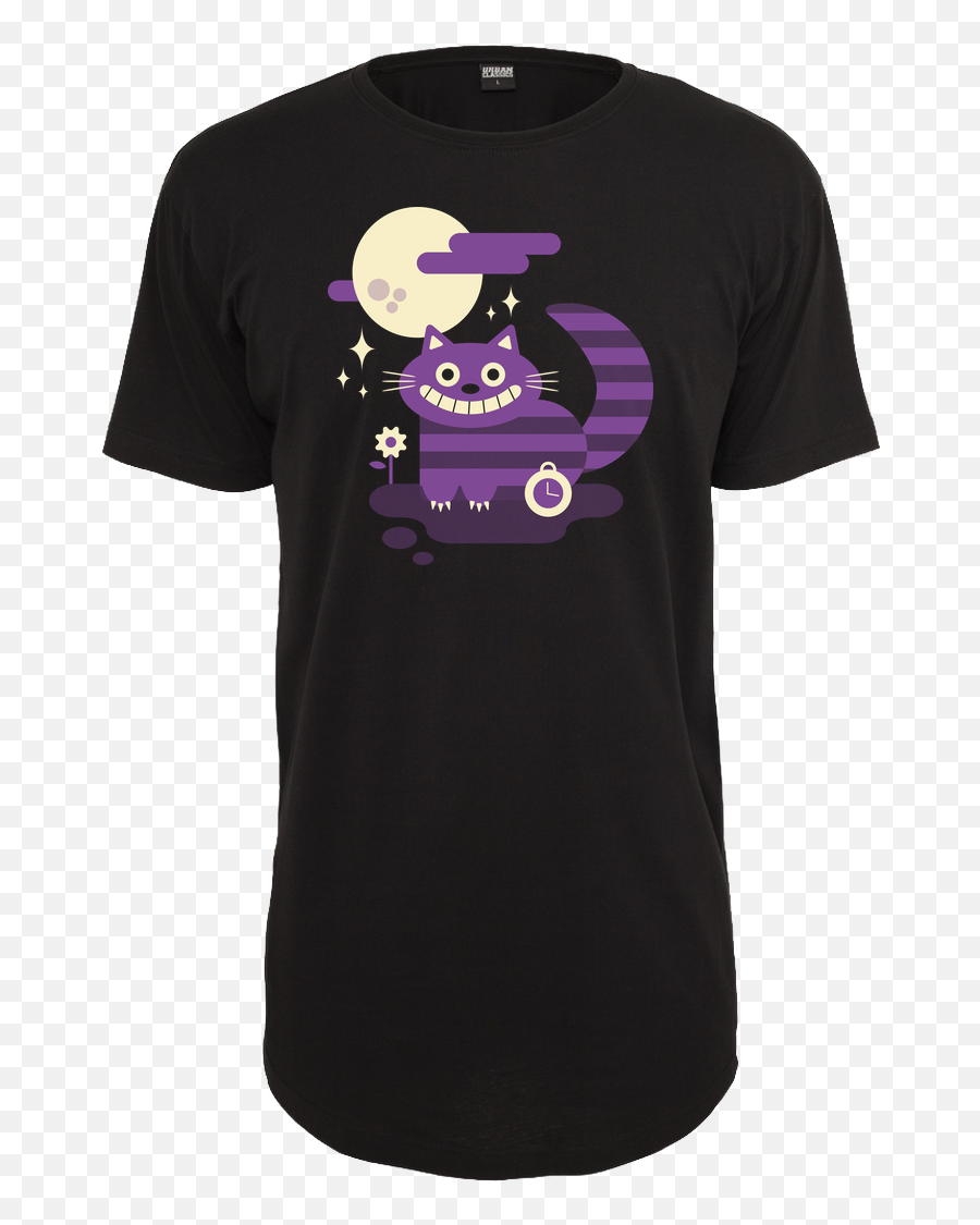 Cheshire Cat Png - Cute Cheshire Cat Urban Classics Long Tee Emoji,Dobby Emoji