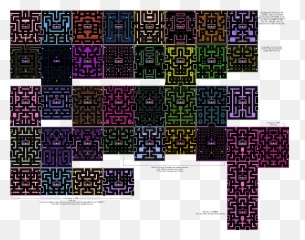 Nes - Pac Man Ce Maze Emoji,Pac Man Maze Text Emojis