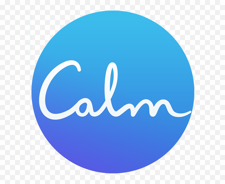 Meditation Apps - Transparent Png Calm App Logo Emoji,Best Meditation For Emotion