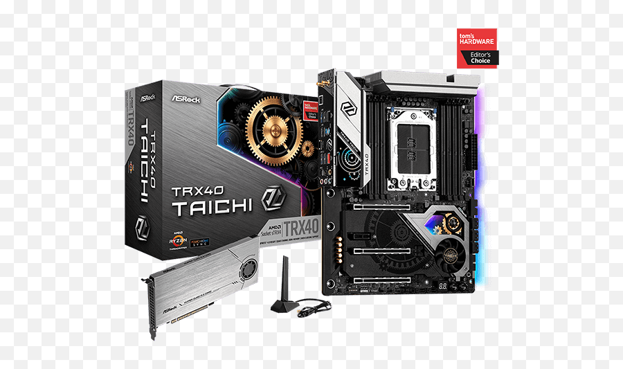 Asrock Trx40 Taichi - Mother Asrock Trx40 Taichi Threadripper Trx40 Emoji,Ps2 Emotion Engine On A Pcie Slot