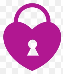 Iconos De Corazones Cupidos Y Figuras - Candado De Corazon Dibujo Emoji,Emojis Candado Png