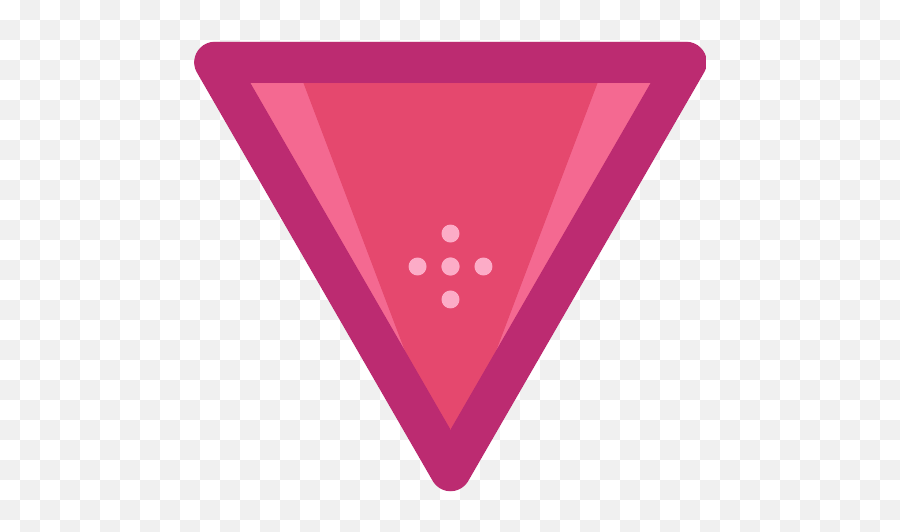 Triangle Vector Svg Icon - Language Emoji,Pink Triangle Emoticon