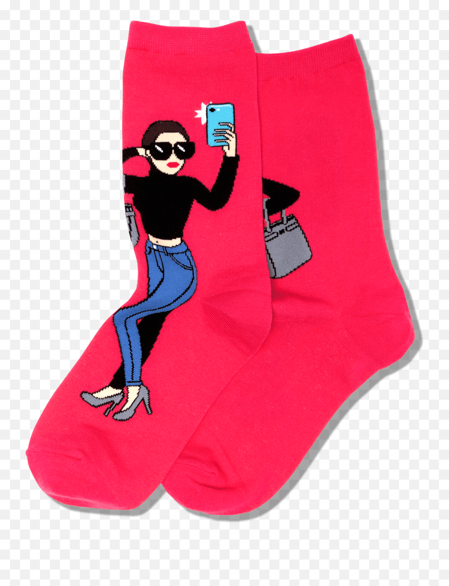 Womens Selfie Crew Socks Emoji,Degas Emoji