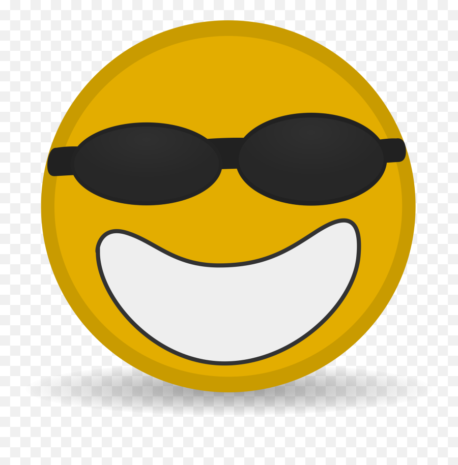 Cool Clipart Face Cool Face - Clip Art Emoji,Cool Emoticons