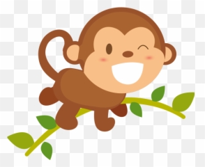 Cute Monkey Png - Bebe Tierno Mono Animado Emoji,Skype Monkey Emoji