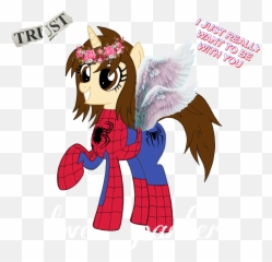 Spiderman Mlp Sticker - Lack Of Trust Emoji,Tea Bag Emoji