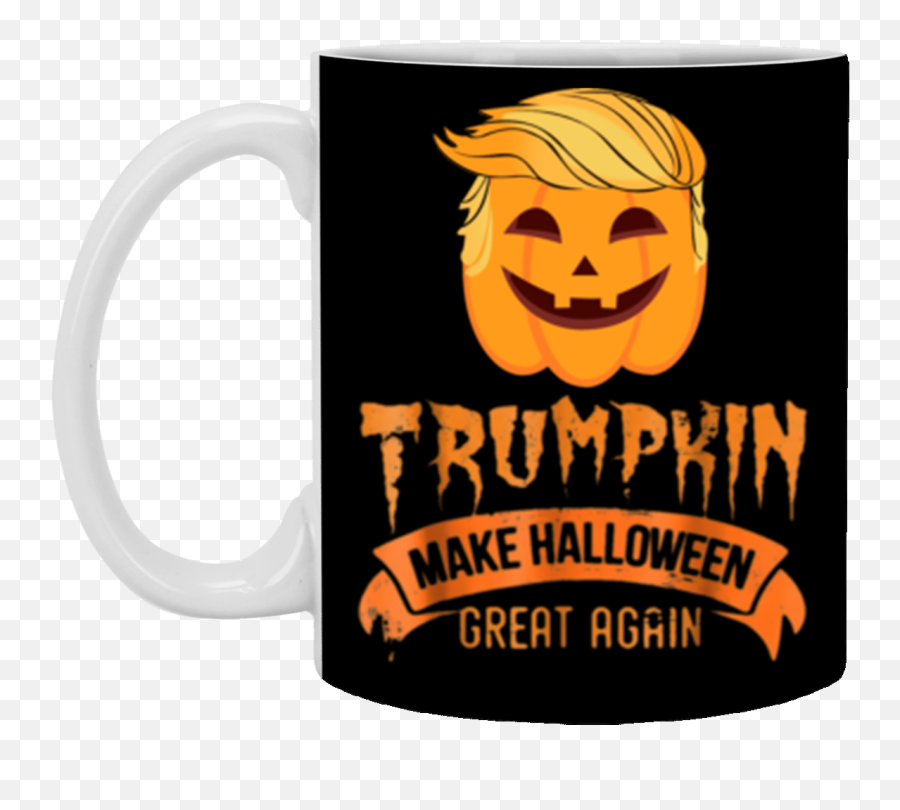 Download Trumpkin Funny Pumpkin Halloween Ghost Men Amp - Magic Mug Emoji,Beer Emoticon