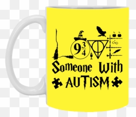 Funny Autism Awareness Harry - Potter I Love Someone With Emoji,Grandpa And Grandma Emoticon