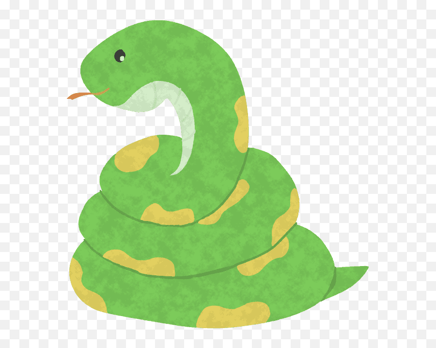 Cute Snake Illustration - Soft Pretending Drawn By Hand Emoji,Snake Emoji Transparent