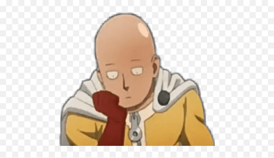 One Punch Man Emoji,Front Punch Emoji