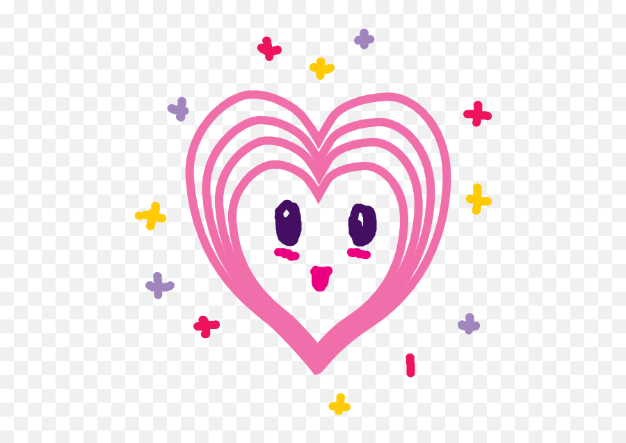 Doll Wall Of Hearts Our Generation - Girly Emoji,Purple Heart Emoji Pillow