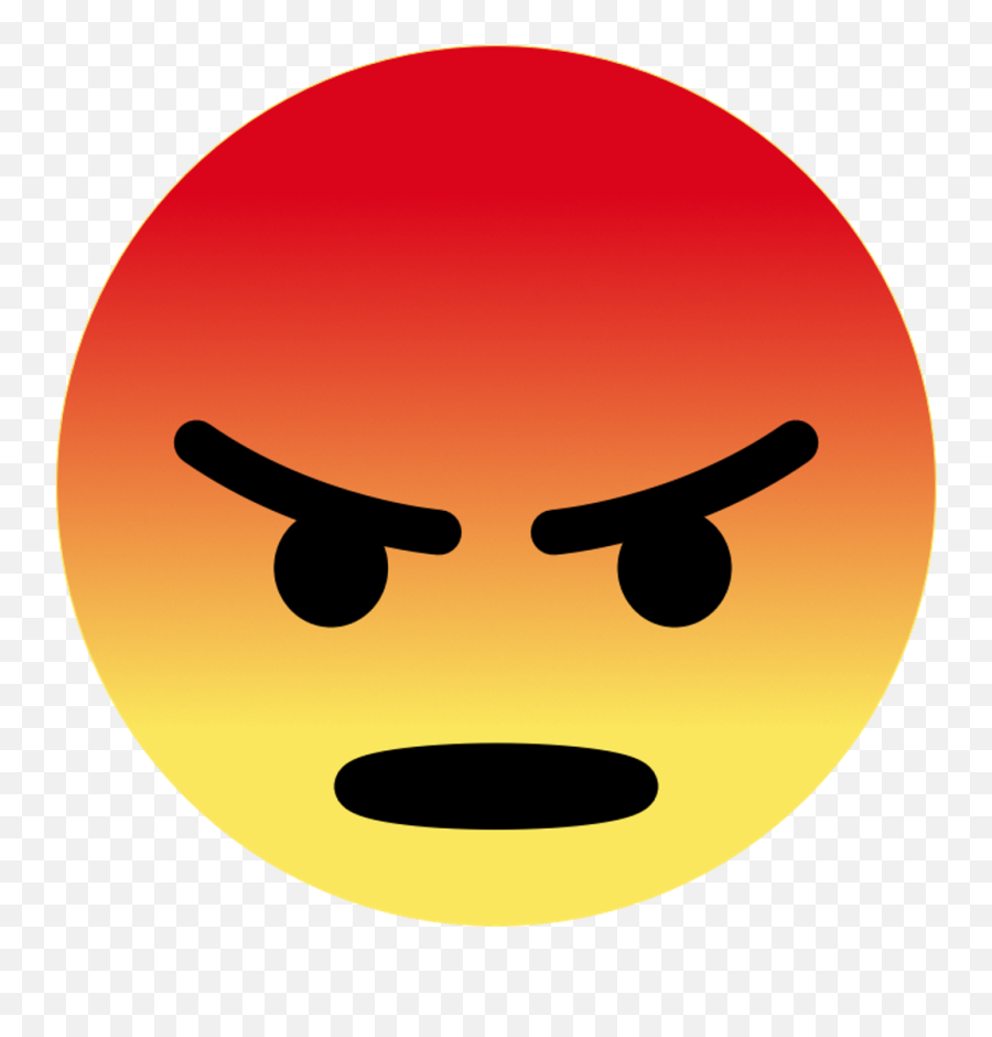 Facebook Clipart Emoji Facebook Emoji - Angry Emoji Transparent Background,Facebook Emojis