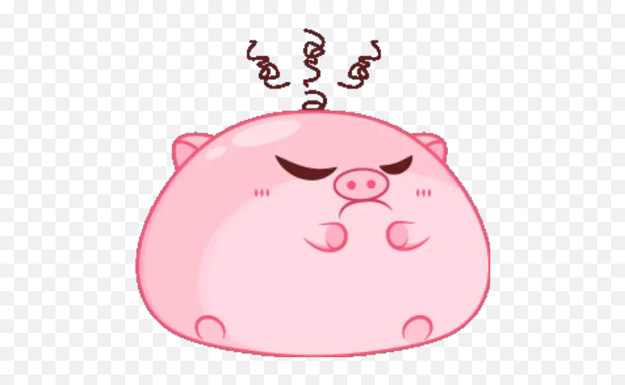 Chubby Mochipig Stickers For Whatsapp - Happy Emoji,Emoji Filmi