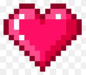 261 Images About Pngs On We Heart It - Pixel Heart Png Pixel Heart Transparent Background Emoji,Emoji Background We Heart It