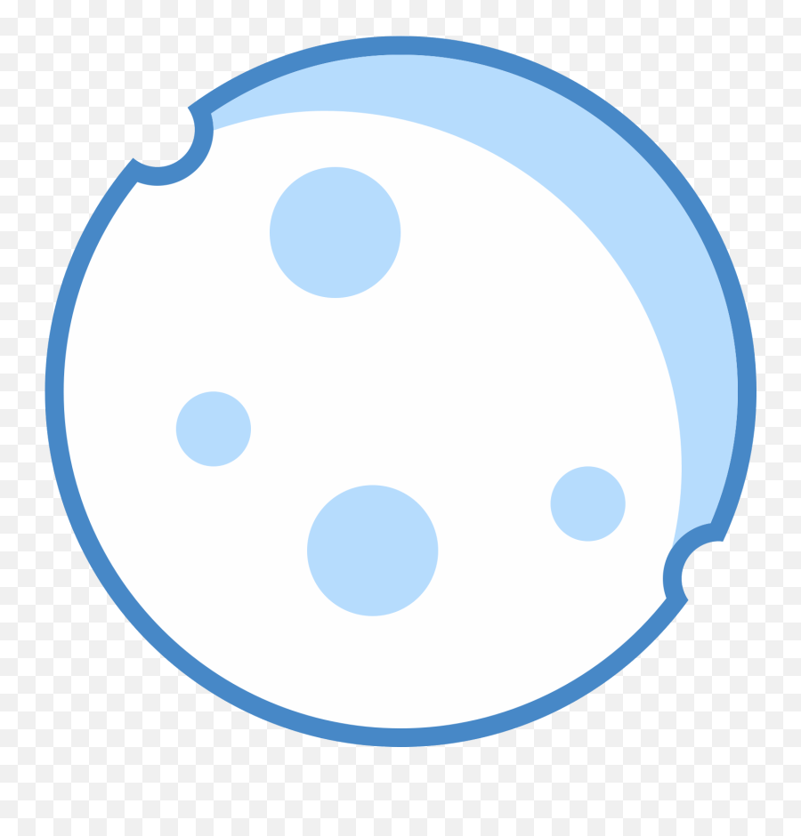 Full Moon Icon - Material Design Moon Icon Clipart Full Dot Emoji,New Moon With Face Emoji