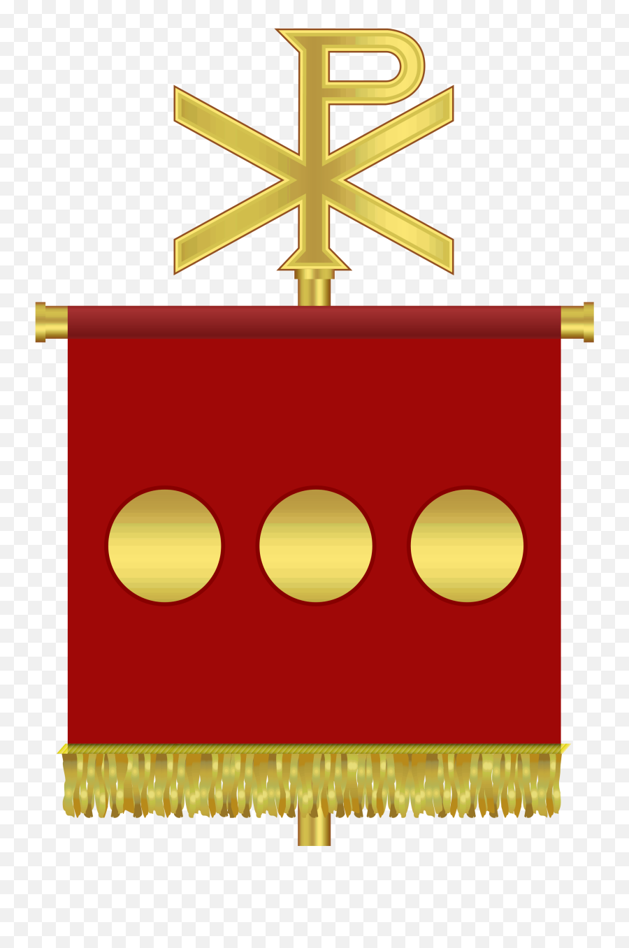 Labarum - Wikipedia Flags Of The Roman Empire Emoji,Praise The Sun Emoji
