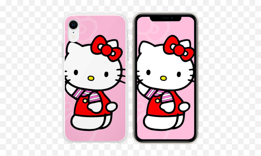 Hello Kitty Wallpaper Iphone Xr - Doraemon Hello Kitty Clipart Emoji,Hello Kitty Emoji For Iphone