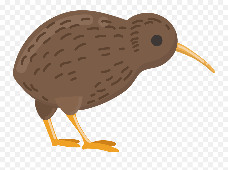 Kiwi Bird Clipart - Kiwi Animal Clipart Transparent Emoji,Kiwi Bird Emoji