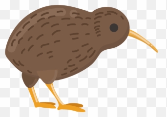 Kiwi Bird Clipart - Kiwi Animal Clipart Transparent Emoji,Kiwi Bird Emoji