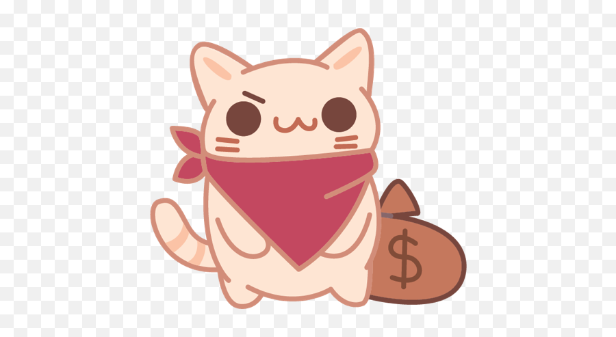 Cute Cutecat Cat Sticker By A Lil Potato That Exists - Soft Emoji,Cowboy Cat Emoji