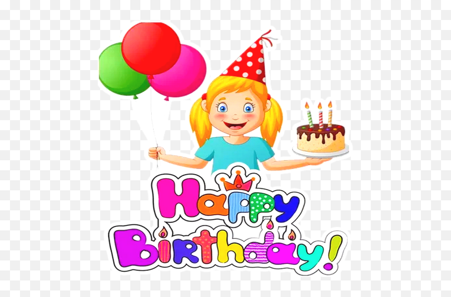 Happy Birthday Stickers For Whatsapp - Google Play Portable Network Graphics Emoji,Birthday Hat Emoji