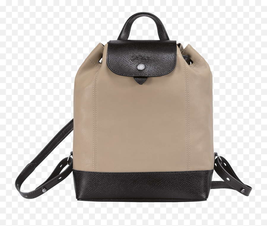 Backpack Le Pliage Cuir Greige - Le Pliage Cuir Griege Emoji,Emoji Flap Backpack