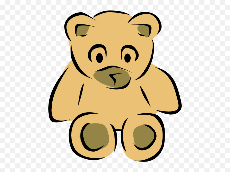 341 Views - Silhouette Teddy Bear Clipart Black And White Emoji,Cartoon Bear Emotions