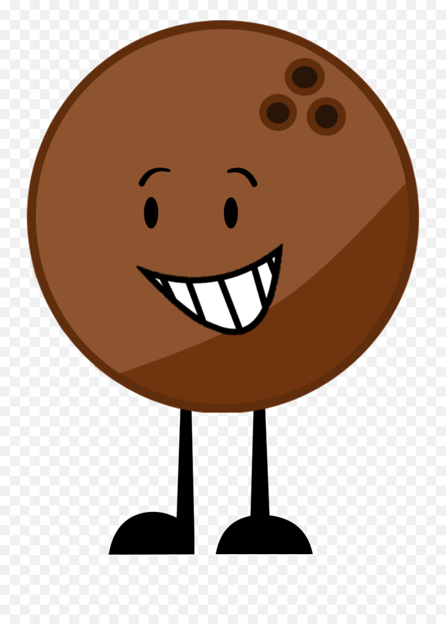 Tennis Ball As Coconut - Happy Emoji,Tennis Ball Emoticon