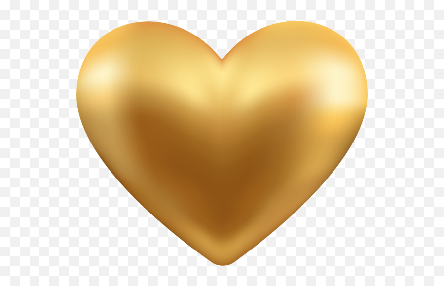 Gold Heart Transparent Png Clip Art Clip Art Heart Of - Golden Heart Balloon Png Emoji,Gola Emotions-2