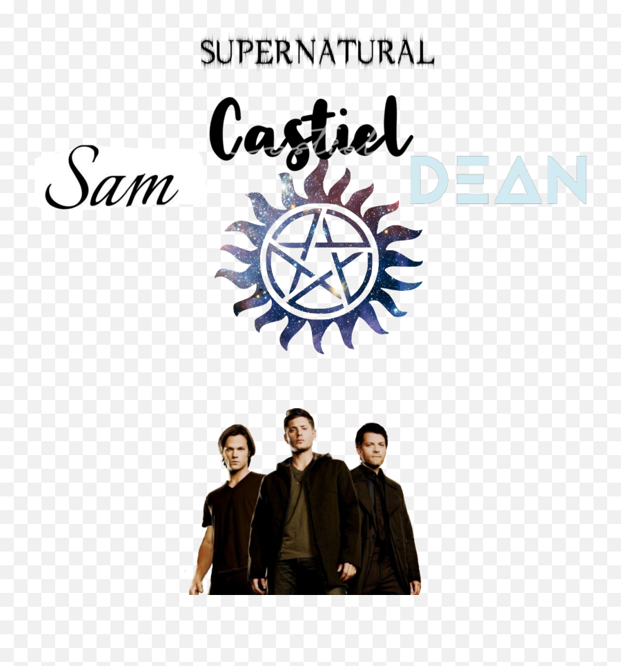 Supernatural Samwinchester Sticker - Supernatural Anti Possession Symbol Emoji,Emojis That Represent Sam Winchester