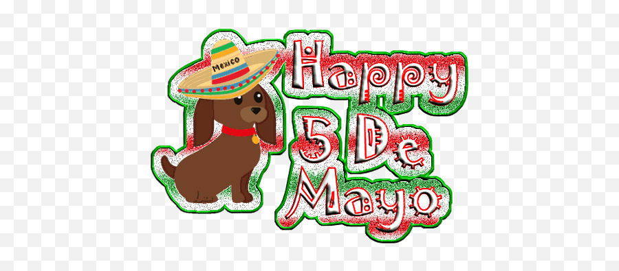 Gifs Animés Cinco De Mayo - Cinco De Mayo Background Dogs Emoji,Cinco De Mayo Emoticon Gif