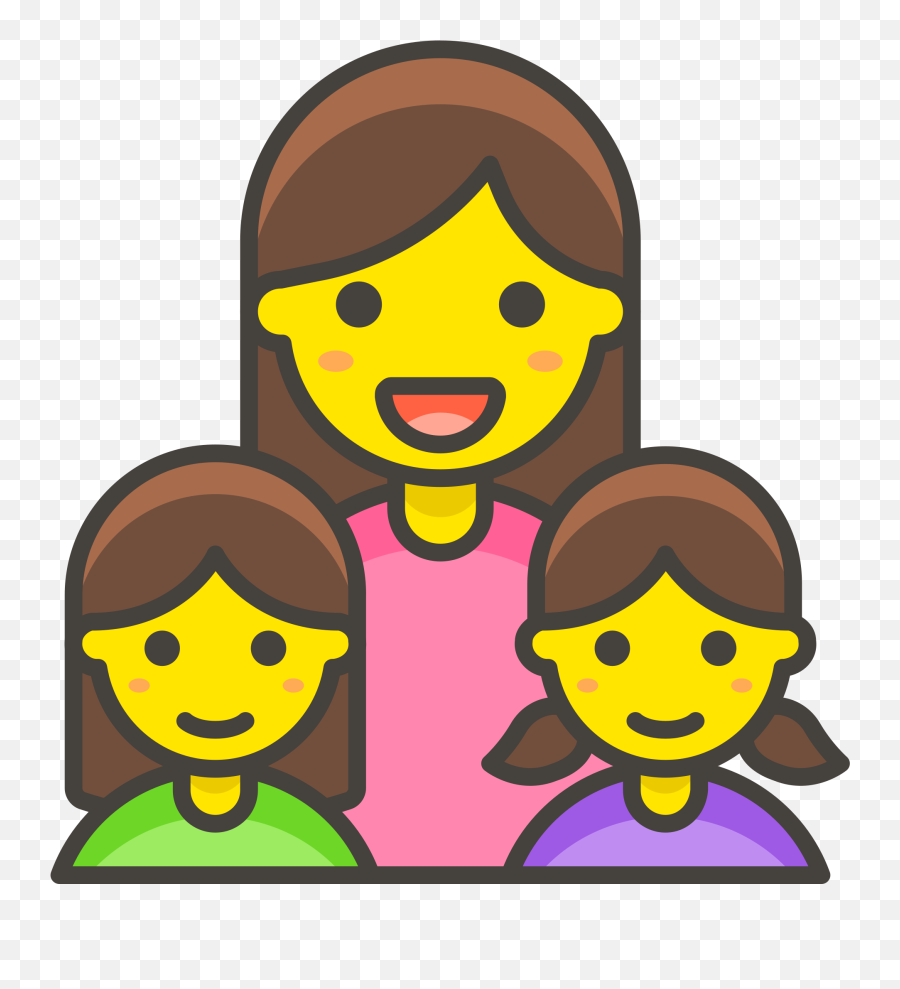 File345 - Familywomangirlgirl1svg Wikimedia Commons Girl Emoji Tipping Hand Png,Random Emoji Text To Girl